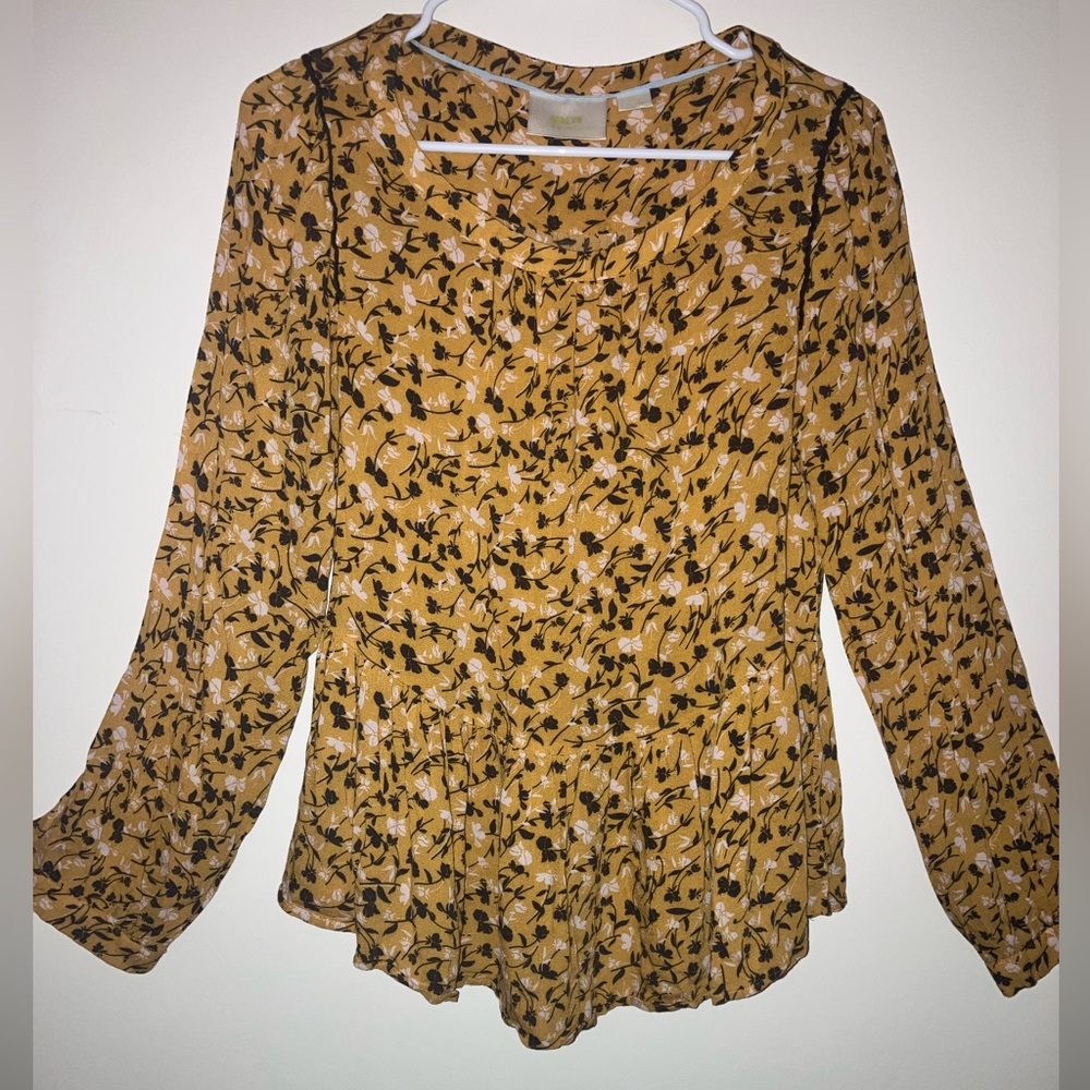 Anthropologie Maeve Floral Top